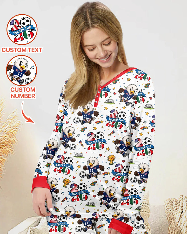 Vorlage Bambus Damen Pyjama Set