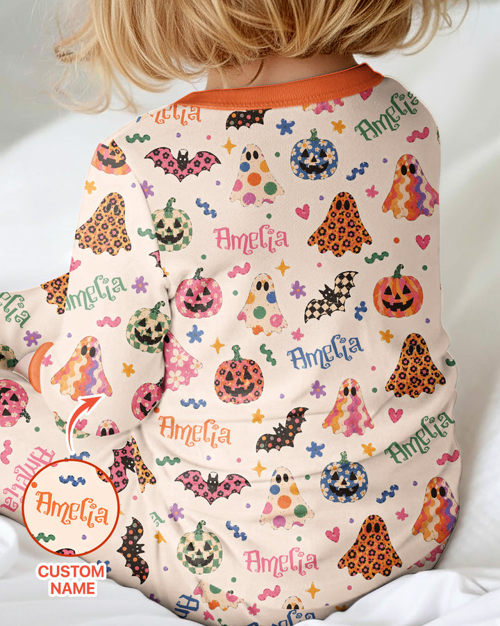 Funky Retro Halloween Bamboo Convertible Zippy