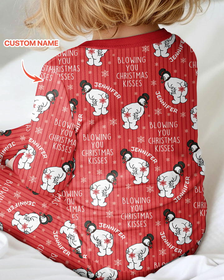Blowing You Christmas Kisses Bamboo Convertible Zippy
