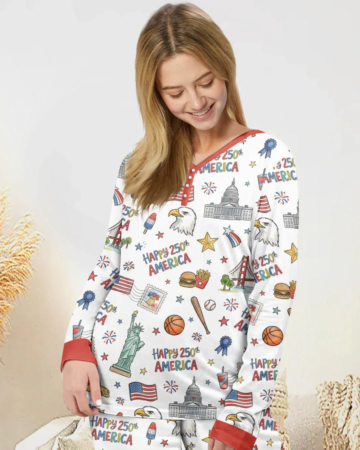 Vorlage Bambus Damen Pyjama Set