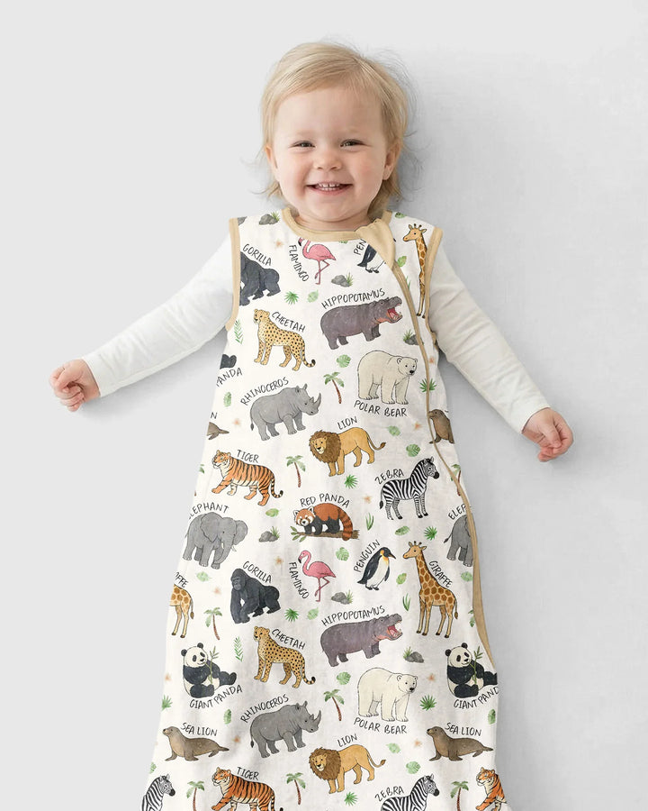 Safari Animals Bamboo Sleep Bag