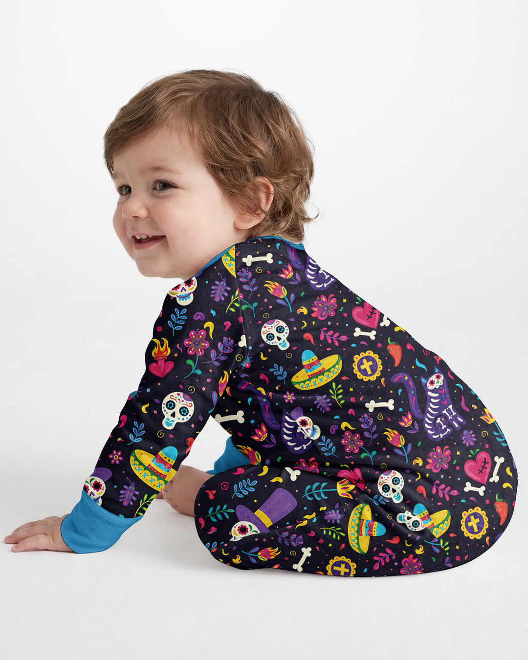Gerippte Babykleidung mit individuellem Foto - Weich &amp; Skizzenhaft