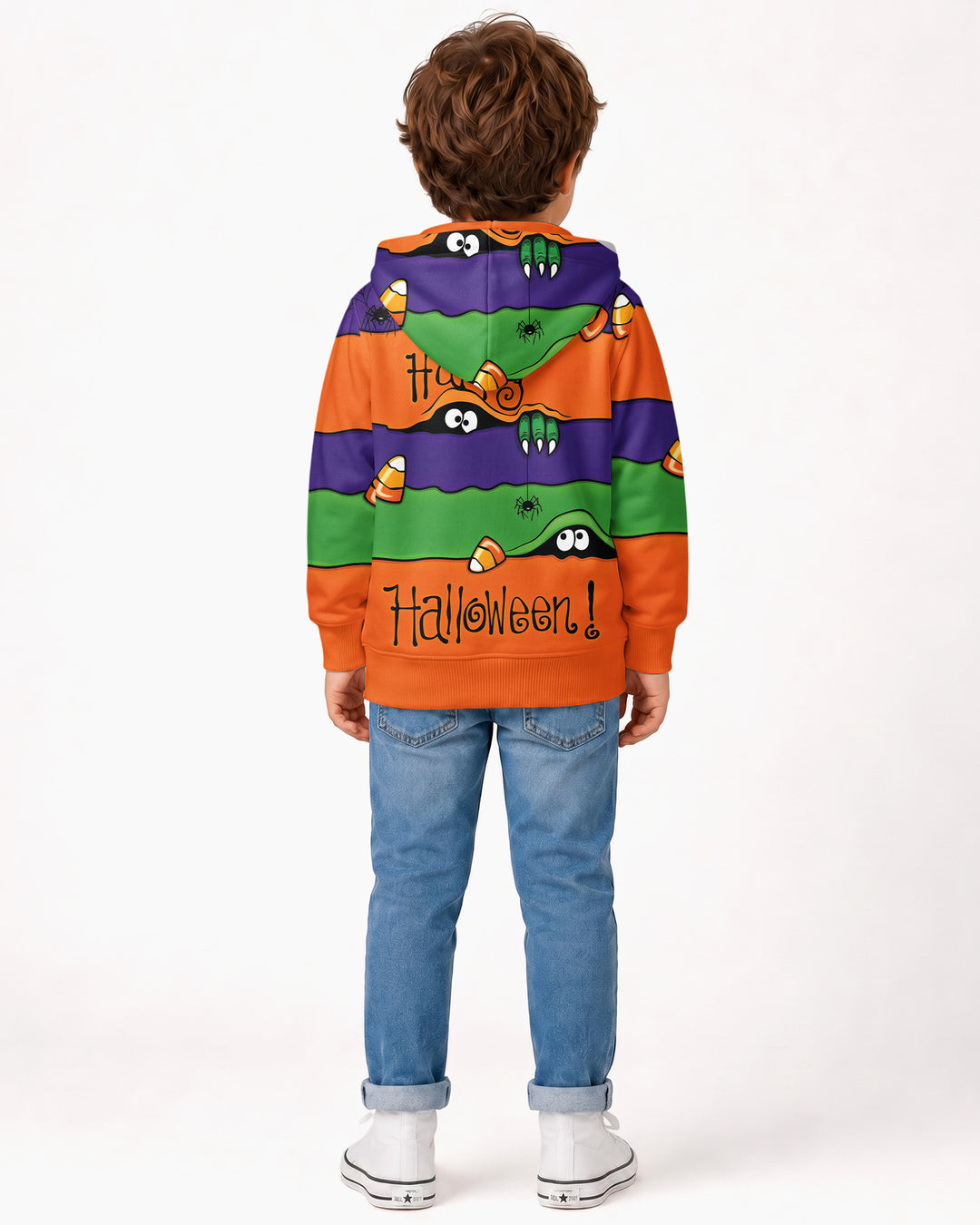 Happy Halloween Bamboo Zip Hoodie