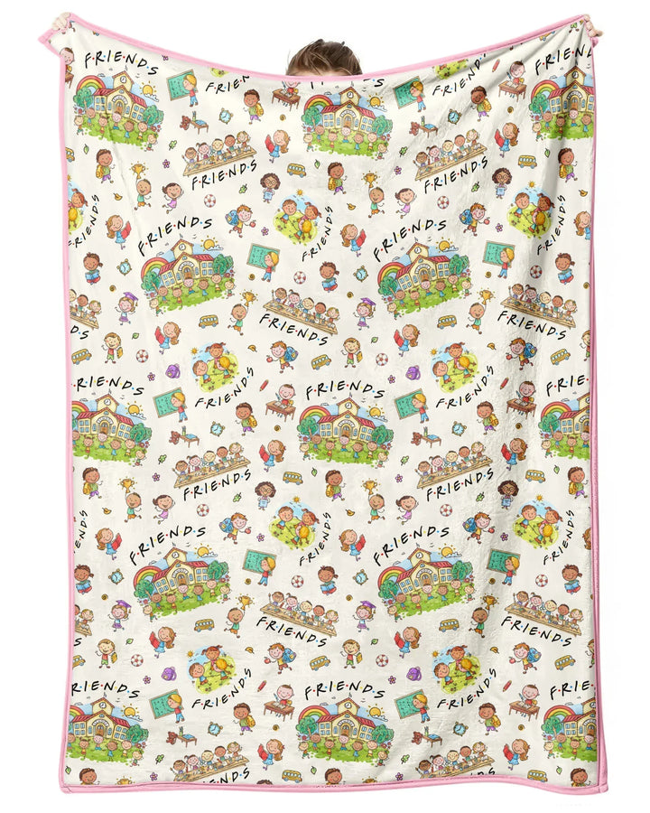 School Friends Forever Bamboo Blanket