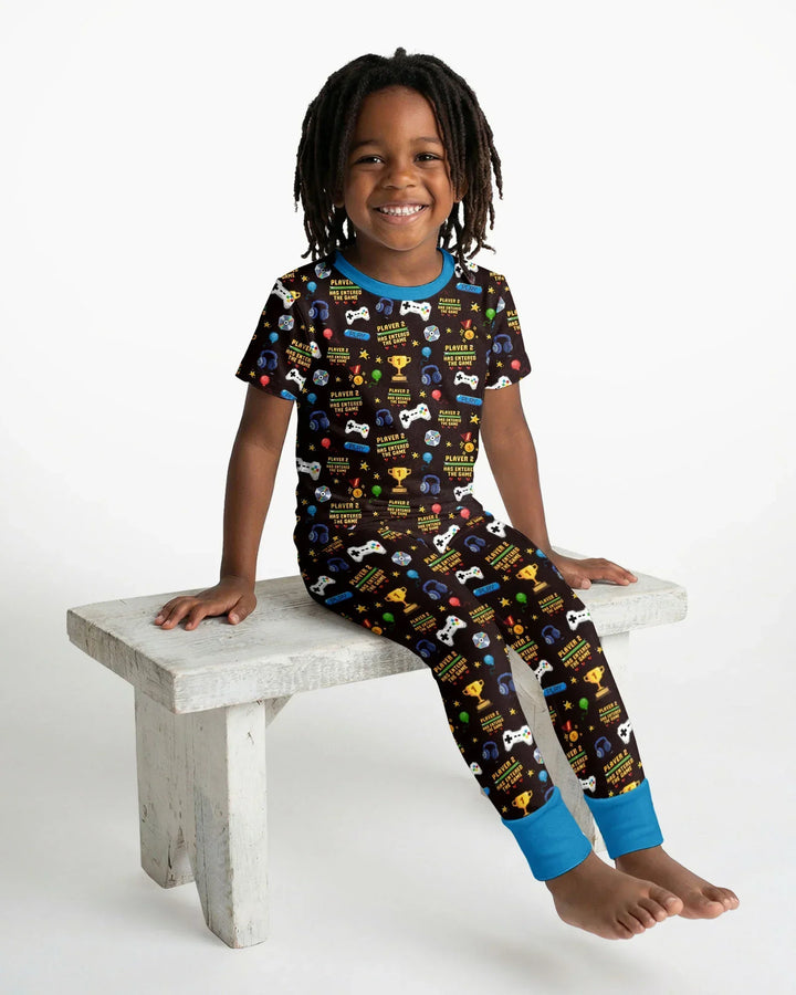 Zweiteiliges, kurzärmliges Pyjama-Set mit Marienkäfern