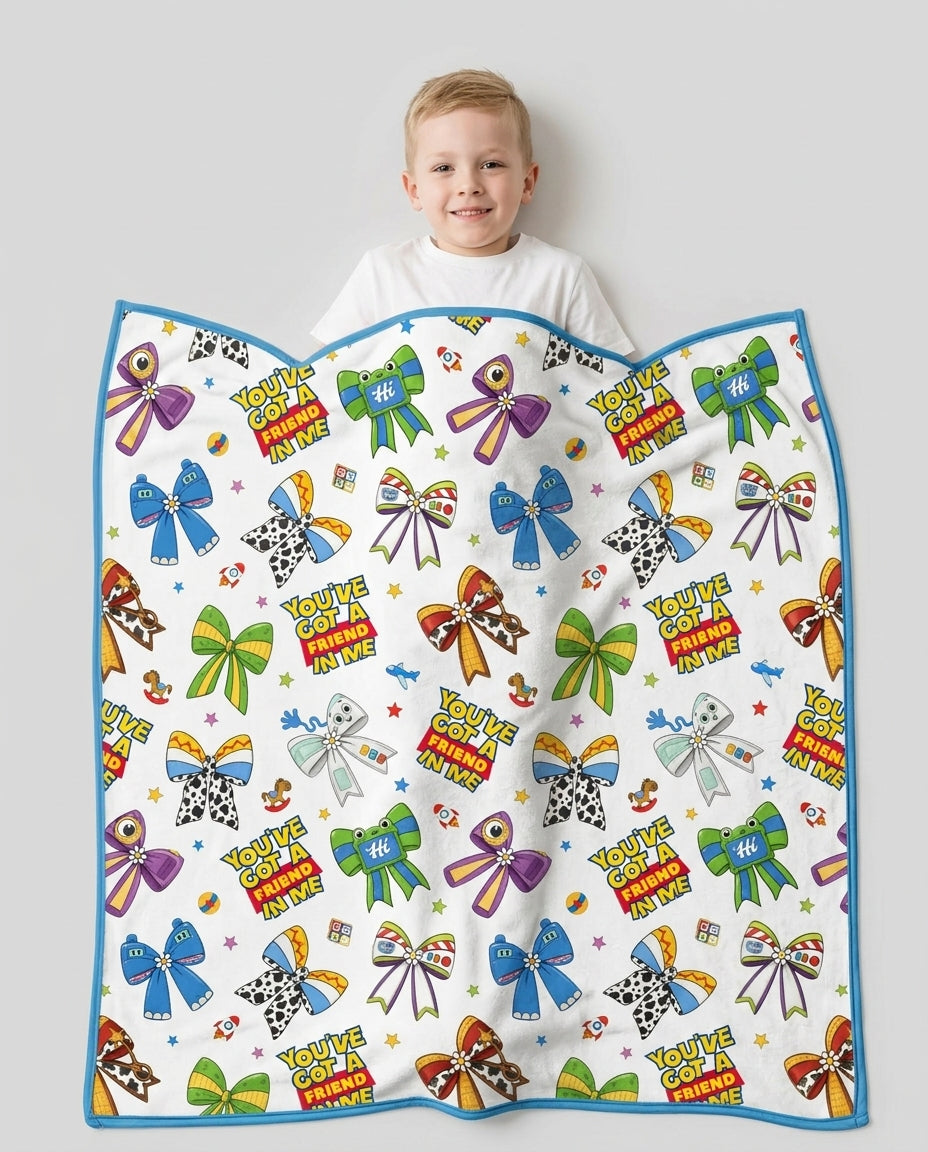 Magical Mirror Bow Bamboo Blanket