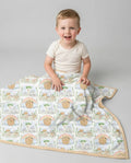 Noah And The Ark Bamboo Blanket