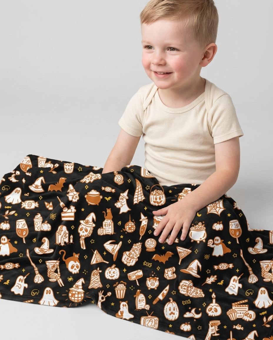 Spooky Season Bamboo Blanket