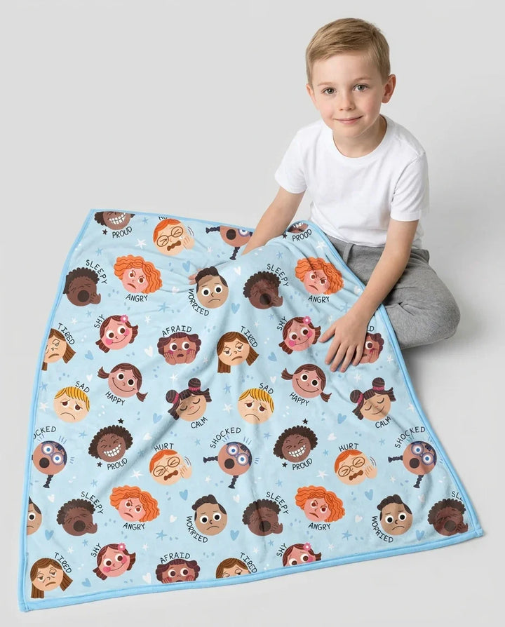 Feelings Vocabulary Bamboo Blanket