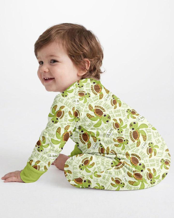 Gerippte Babykleidung mit individuellem Foto - Weich &amp; Skizzenhaft