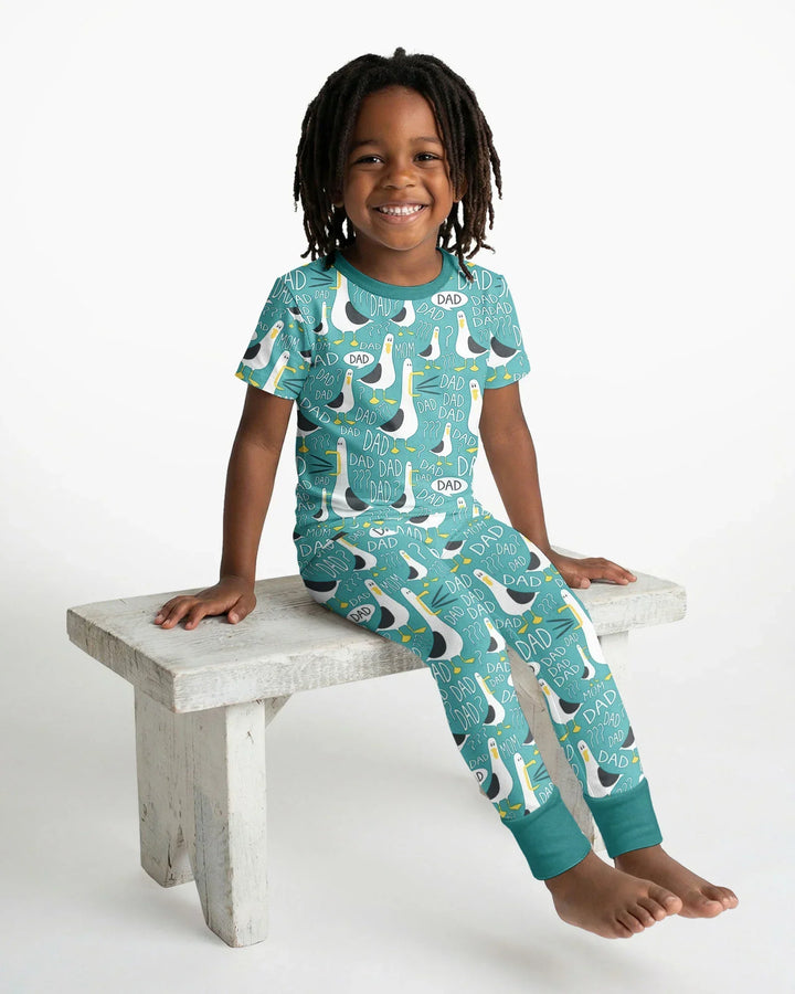 Zweiteiliges, kurzärmliges Pyjama-Set mit Marienkäfern