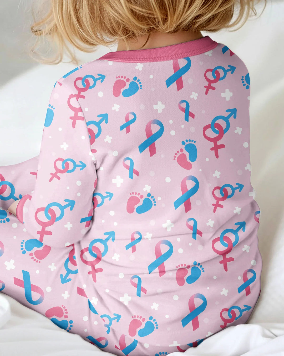 Gerippte Babykleidung mit individuellem Foto - Weich &amp; Skizzenhaft