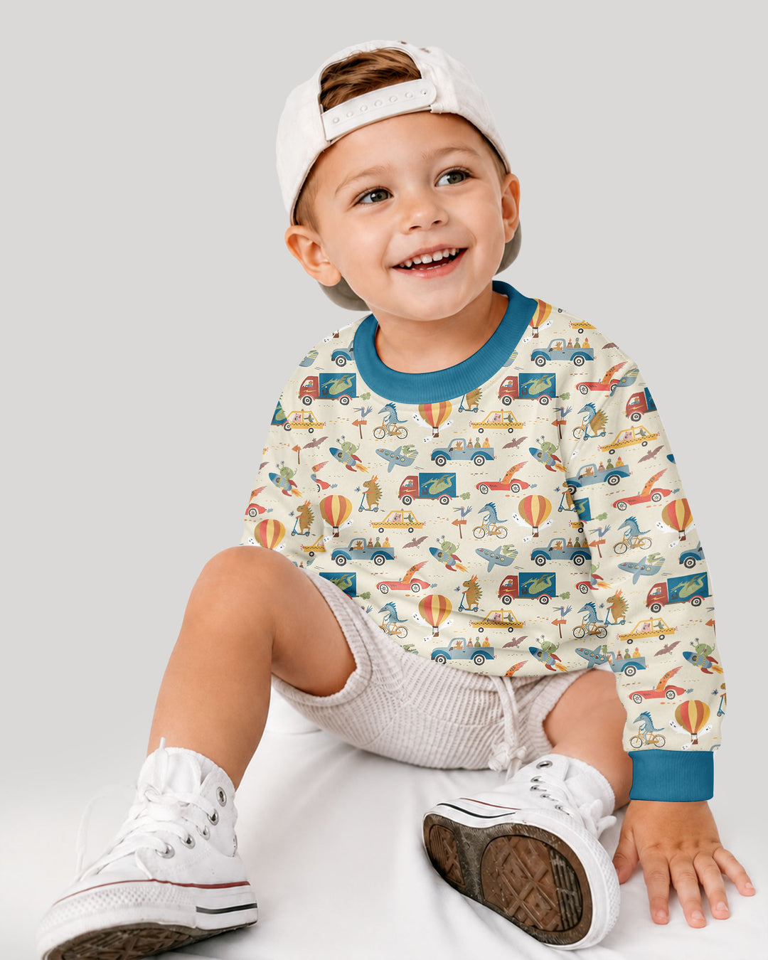 Monsters on the Move Bamboo Crewneck Sweatshirt