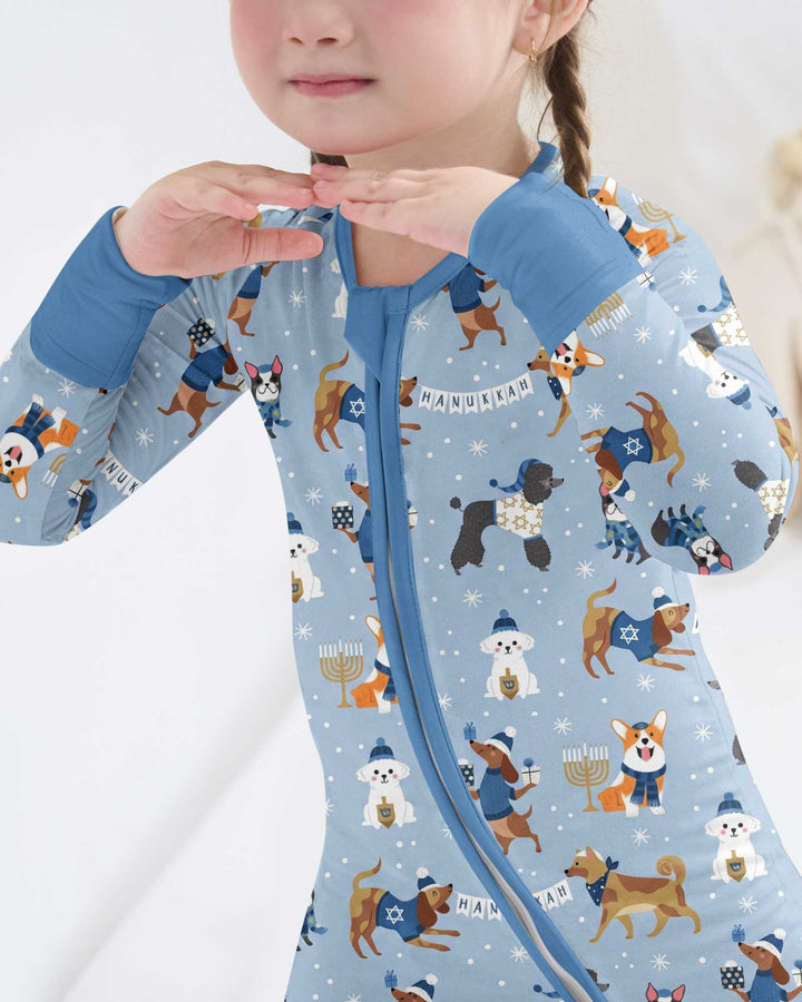 Hanukkah Dogs Bamboo Convertible Zippy