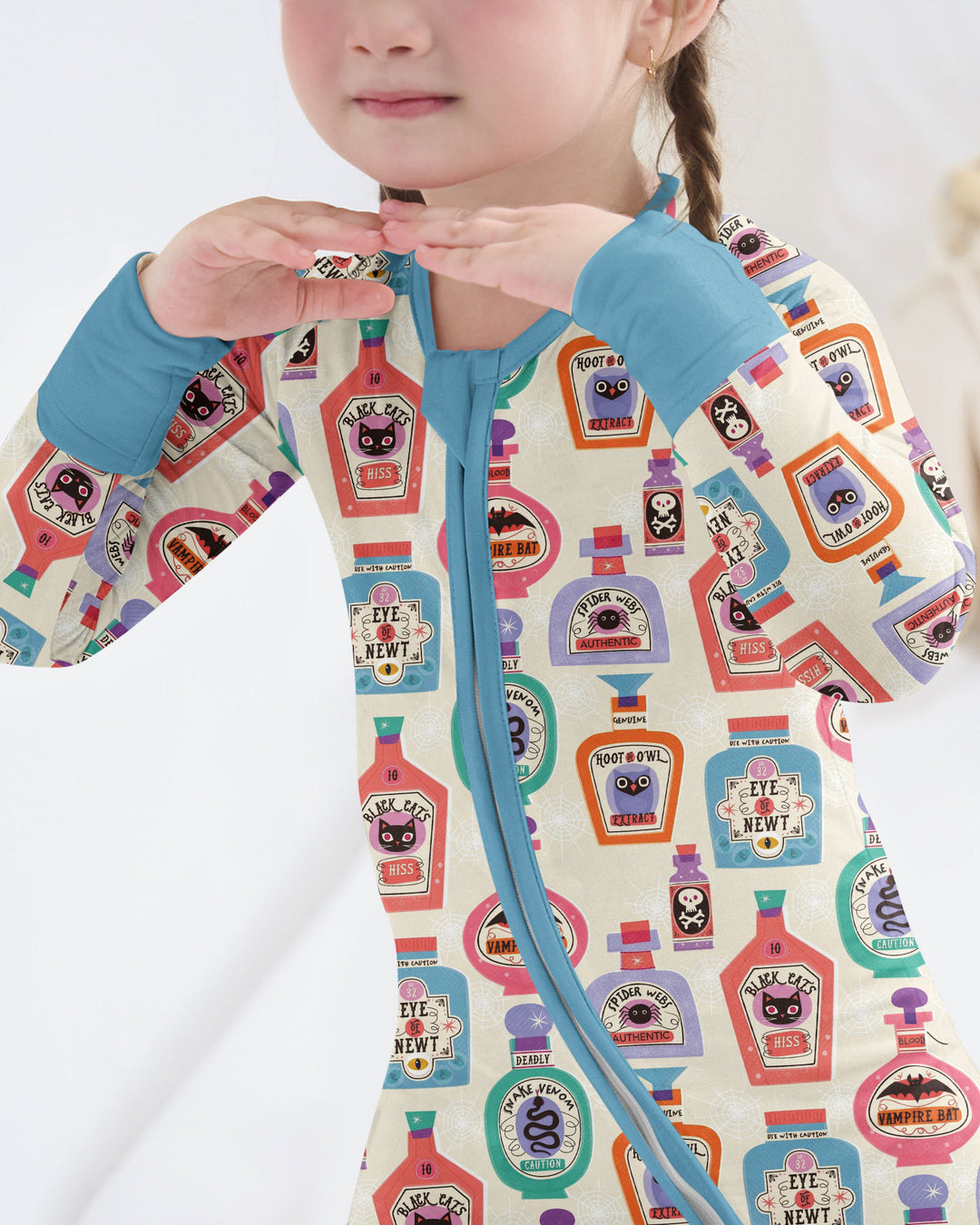 Retro Halloween Potions Bamboo Convertible Zippy