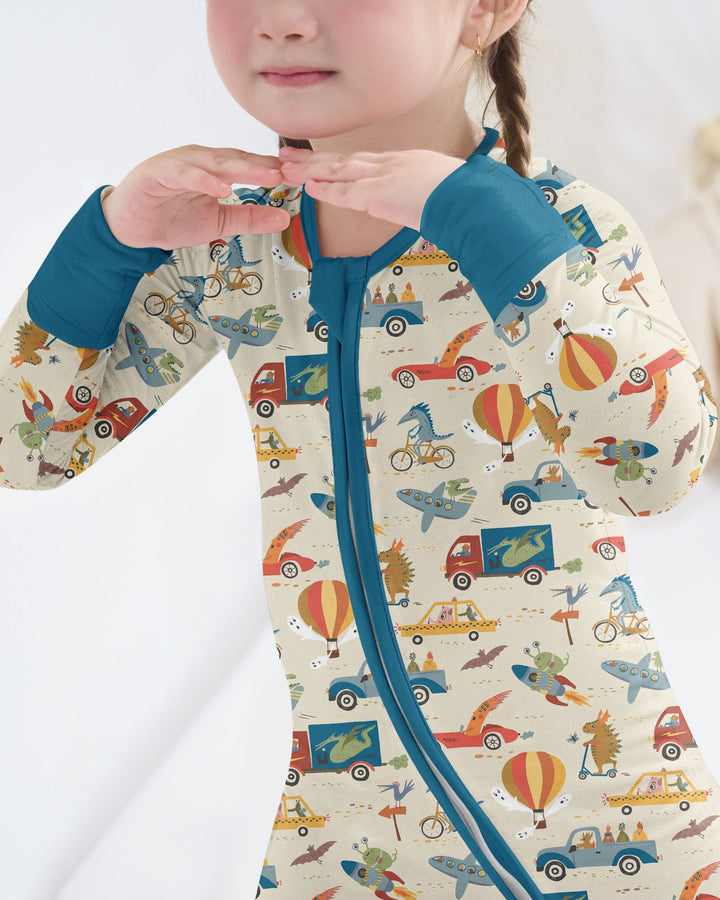 Monsters on the Move Bamboo Convertible Zippy