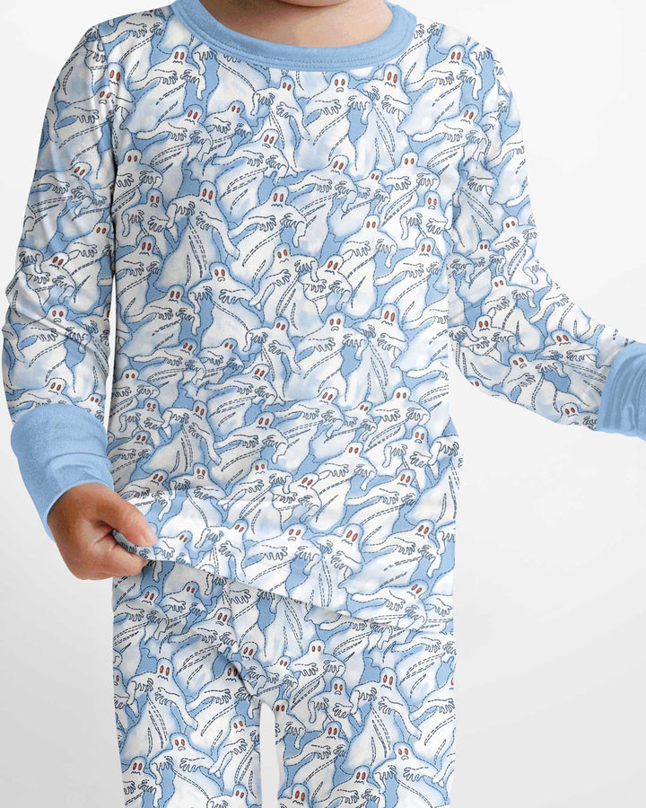 Ghostly Threads Bamboo Two Piece Long Sleeve Pajama Set