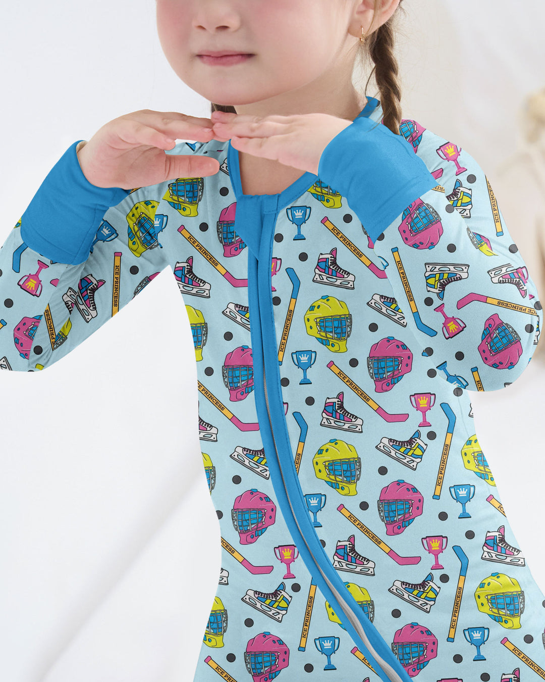 The Ice Hockey Princess Bamboo Convertible Zippy