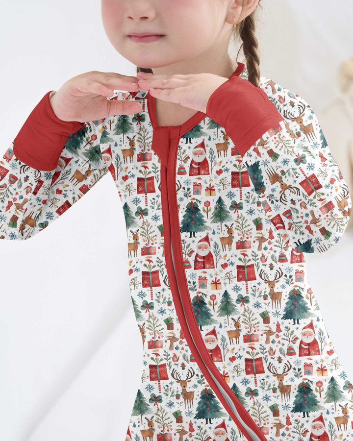 Christmas Tree Santa Bamboo Convertible Zippy