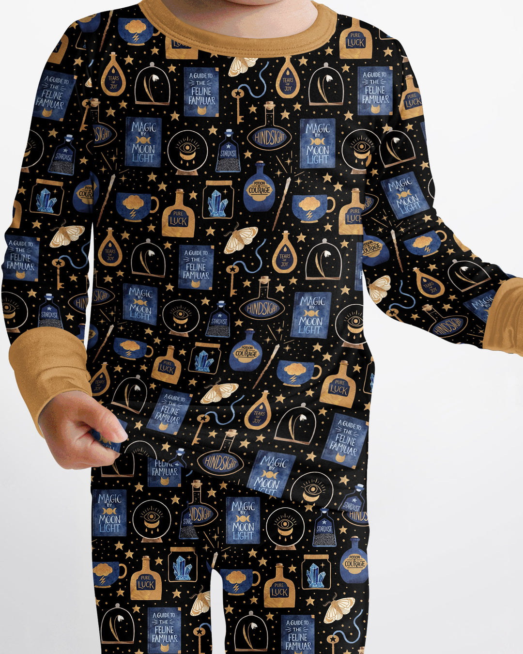 Good Witch Spell books and Potions Bamboo Two Piece Long Sleeve Pajama Set