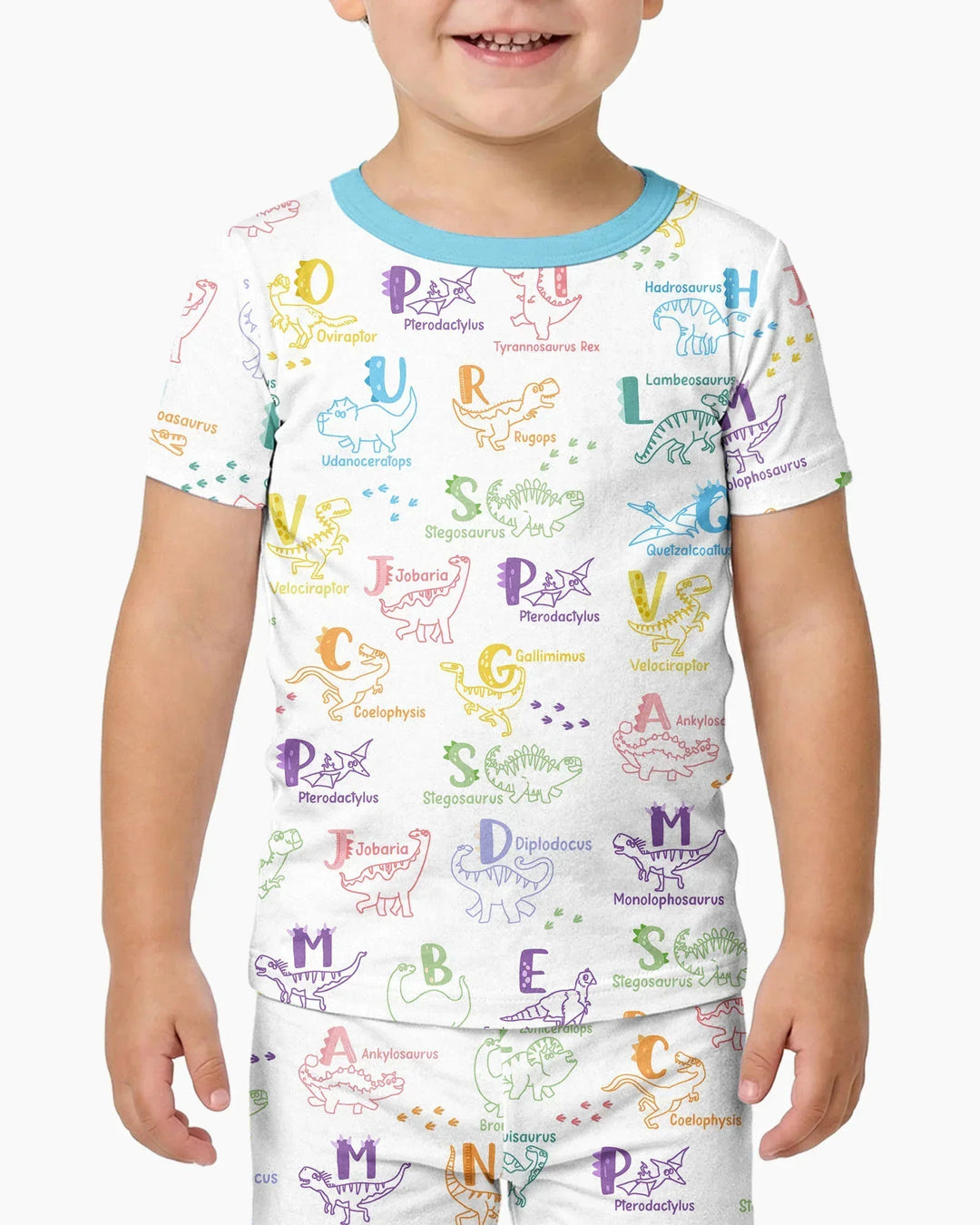 Zweiteiliges, kurzärmliges Pyjama-Set mit Marienkäfern