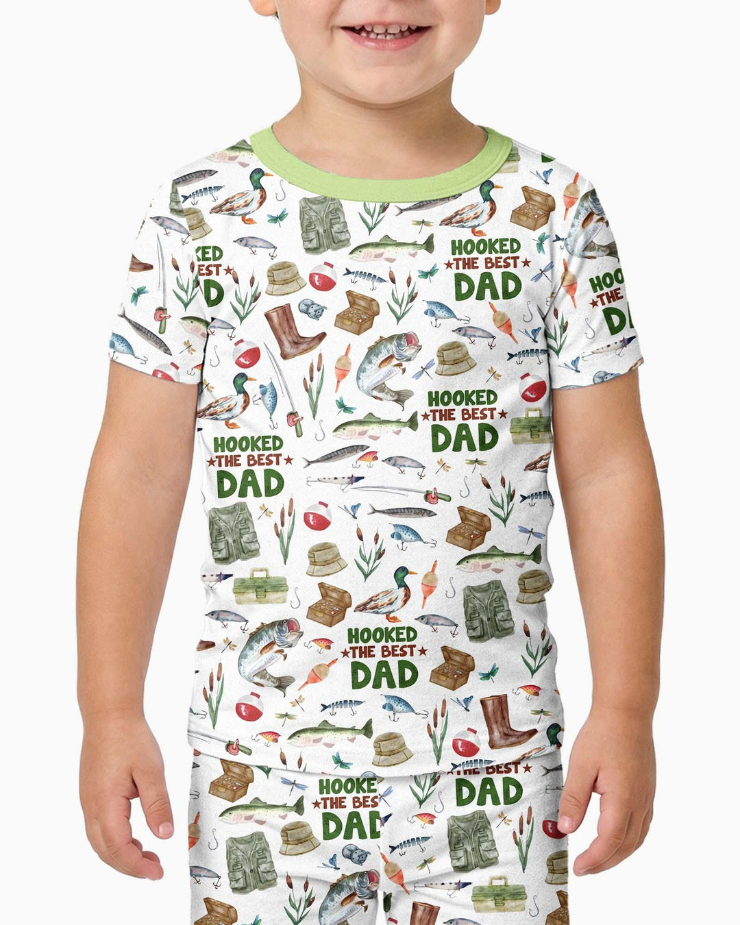 Zweiteiliges, kurzärmliges Pyjama-Set mit Marienkäfern