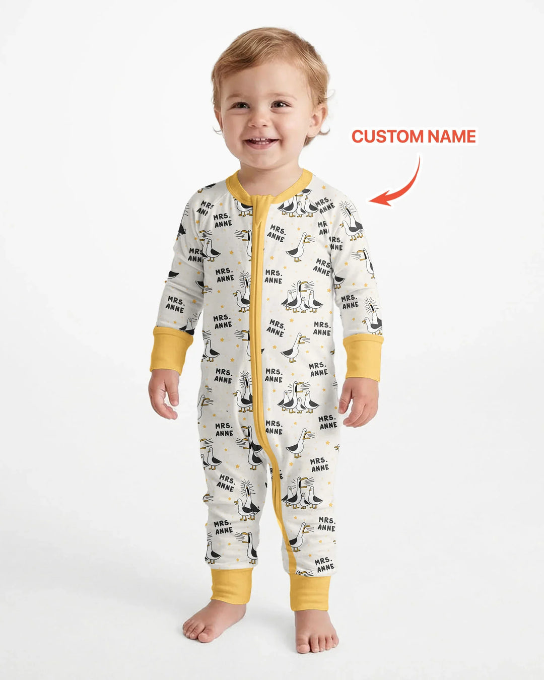 Gerippte Babykleidung mit individuellem Foto - Weich &amp; Skizzenhaft