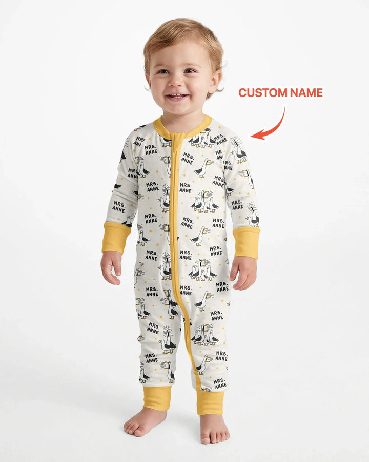 Gerippte Babykleidung mit individuellem Foto - Weich &amp; Skizzenhaft