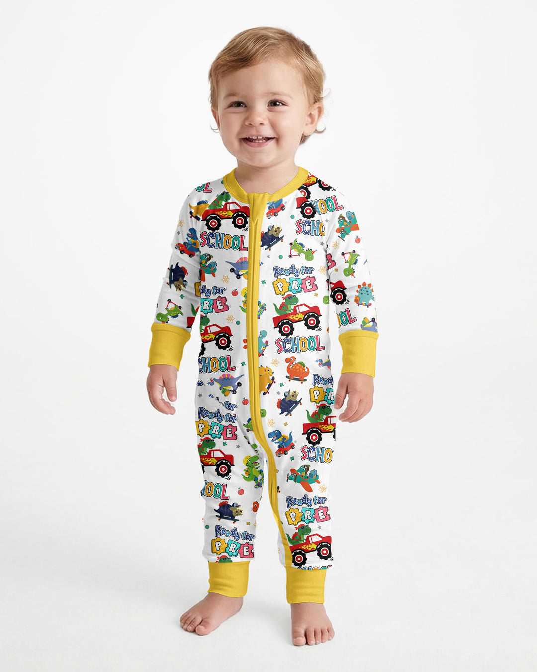Gerippte Babykleidung mit individuellem Foto - Weich &amp; Skizzenhaft