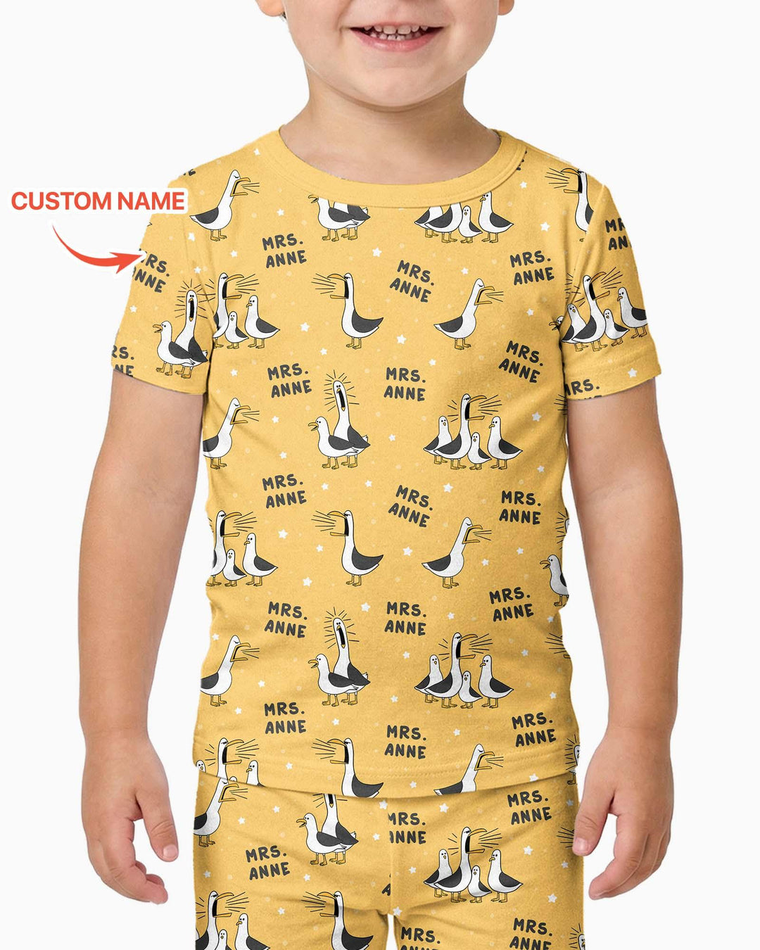 Zweiteiliges, kurzärmliges Pyjama-Set mit Marienkäfern