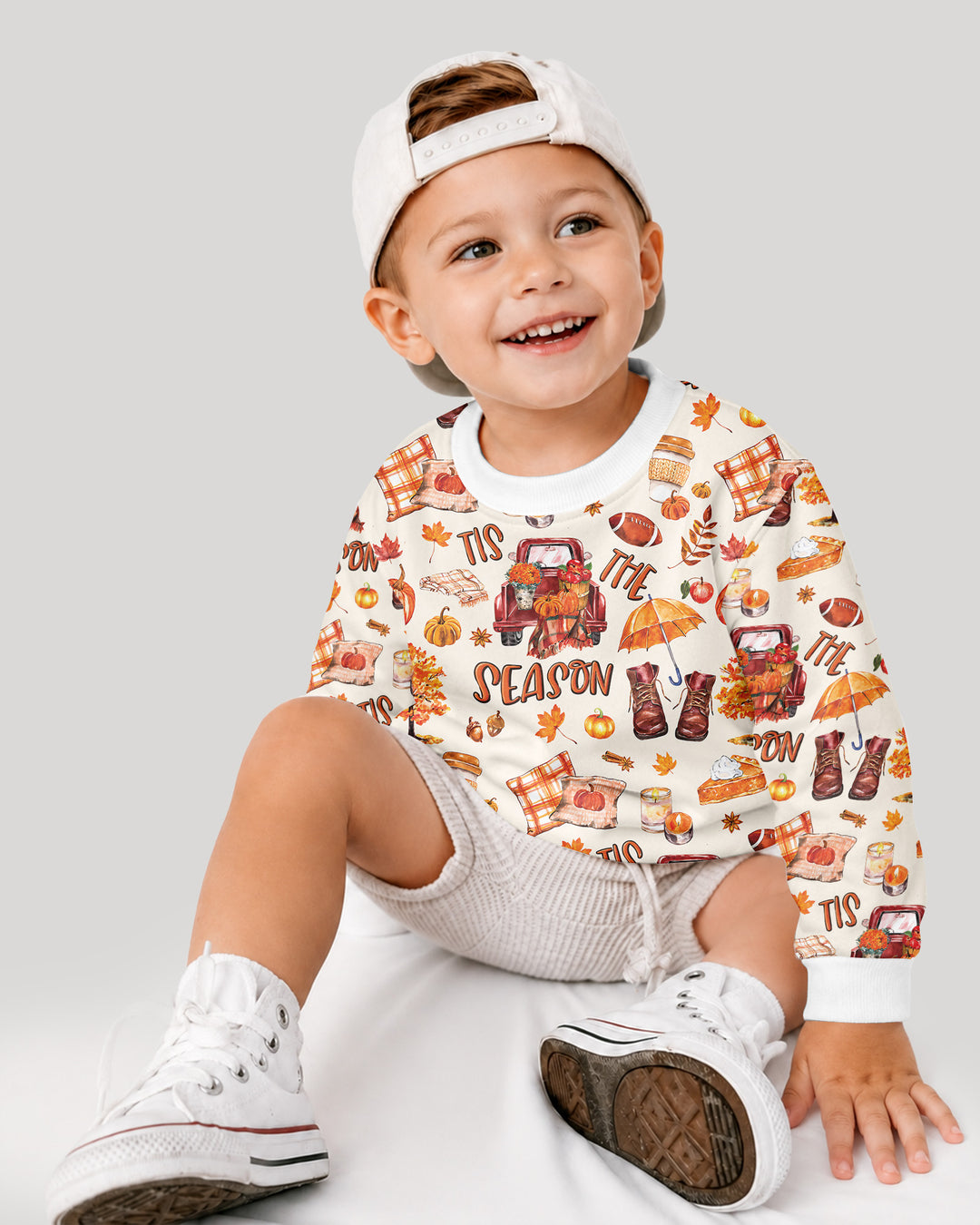 Sweatshirt mit Rundhalsausschnitt aus Bambusfaser