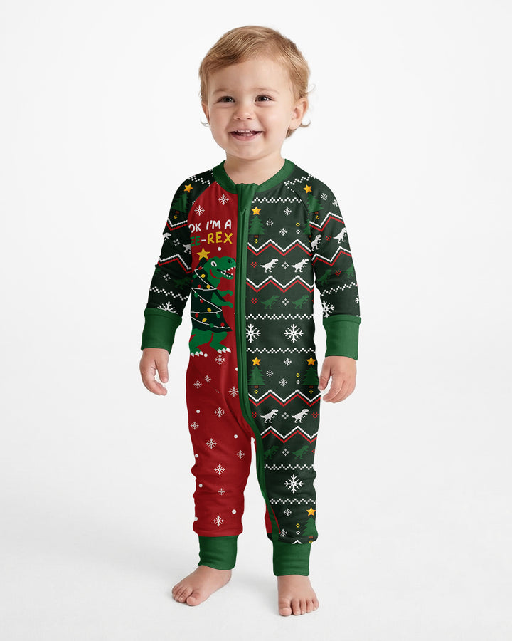Look I'm Tree-Rex Ugly Christmas Bamboo Convertible Zippy