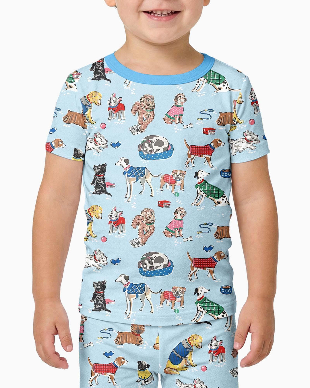 Zweiteiliges, kurzärmliges Pyjama-Set mit Marienkäfern