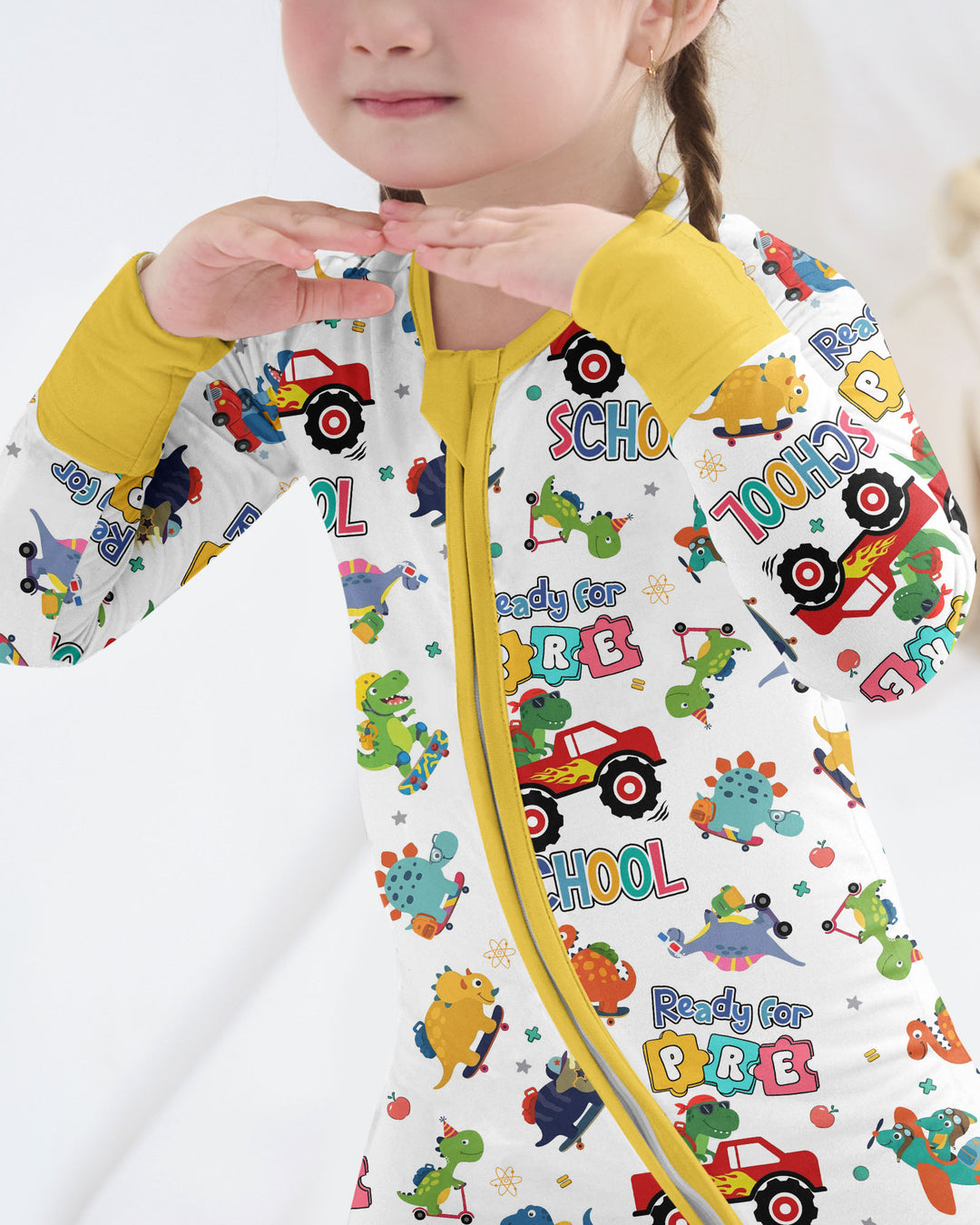 Gerippte Babykleidung mit individuellem Foto - Weich &amp; Skizzenhaft