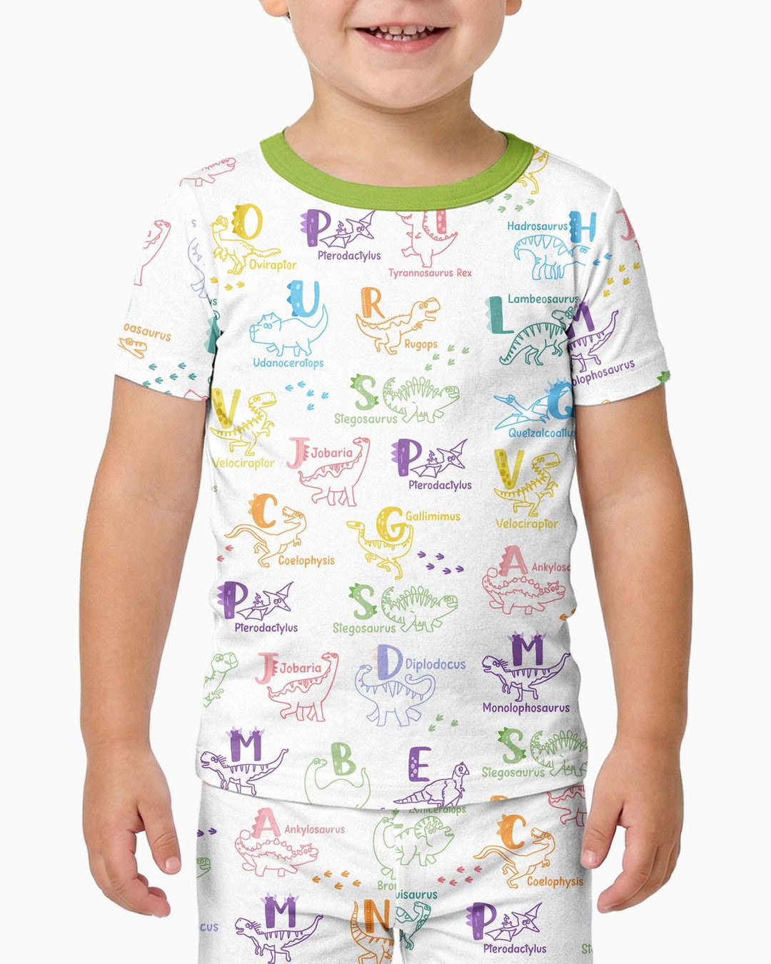 Zweiteiliges, kurzärmliges Pyjama-Set mit Marienkäfern