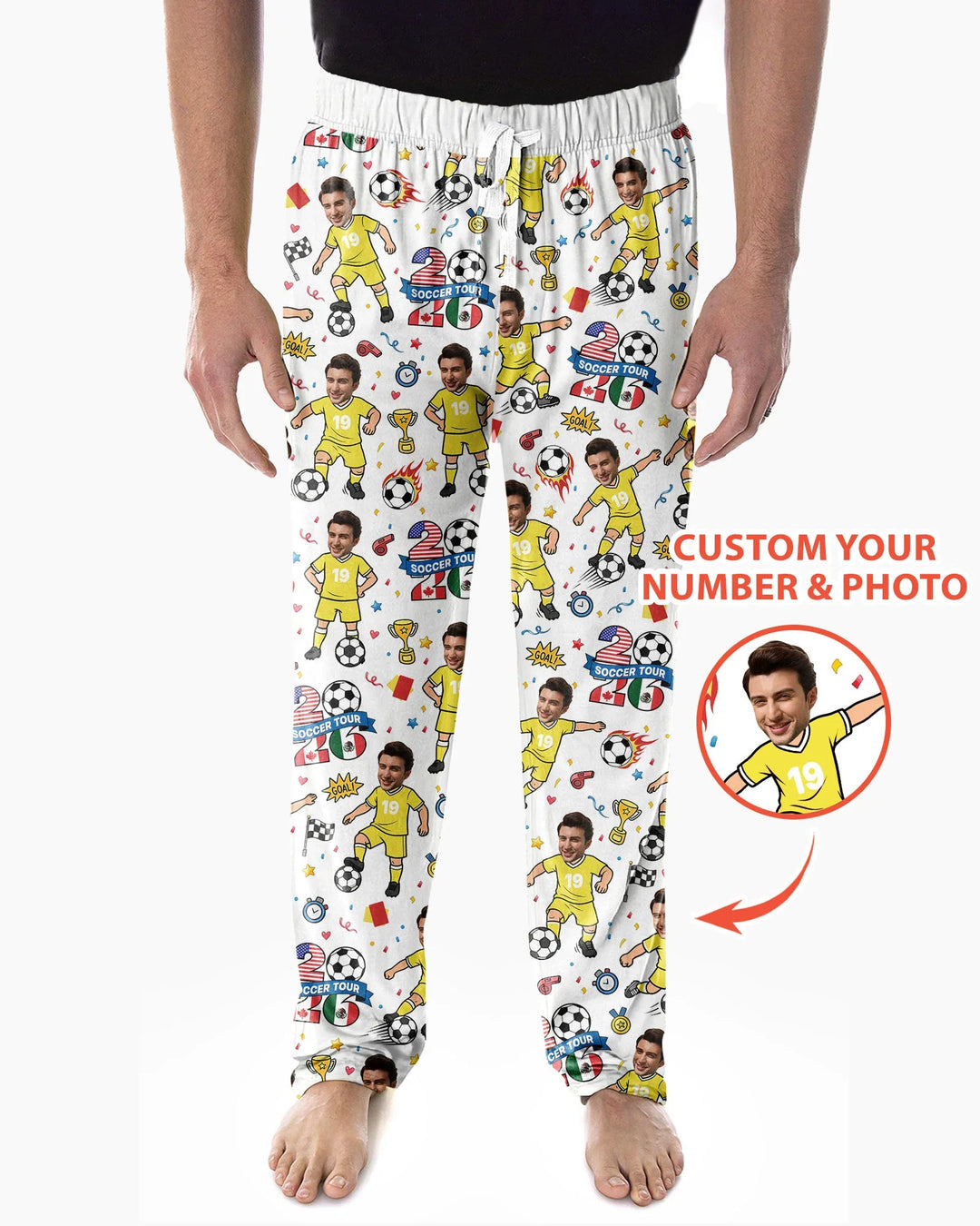 Soccer Tour 2026 Best Player Bamboo Men's Pajama Set