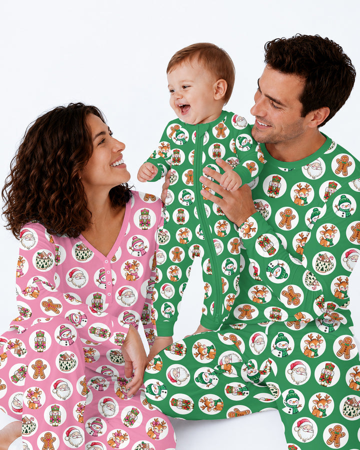 Distressed Holiday Bamboo Men's Pajama Set