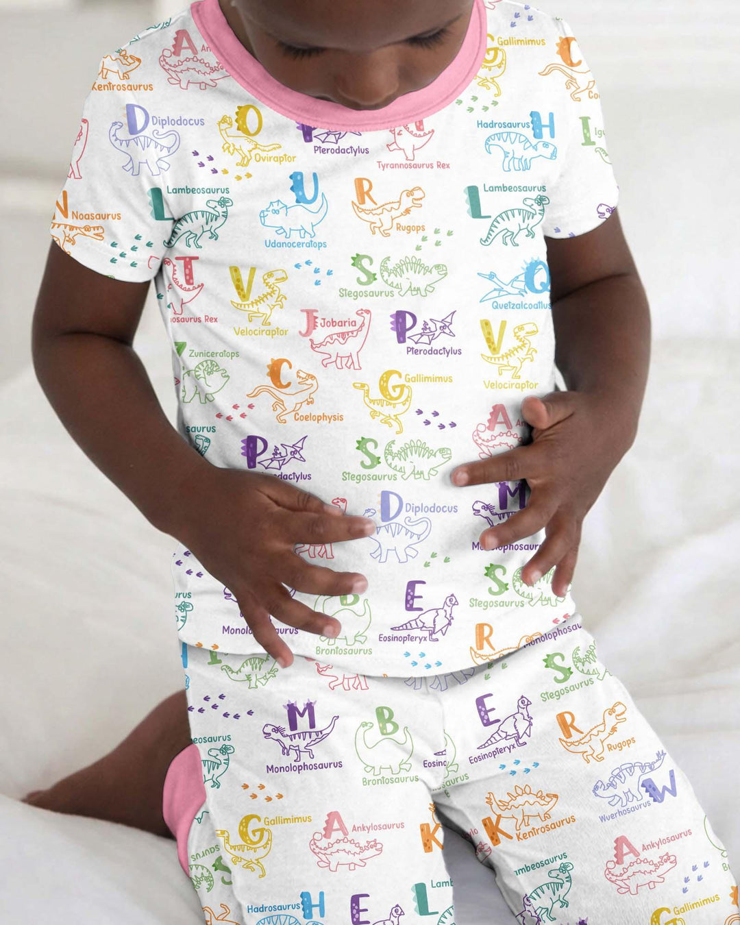 Zweiteiliges, kurzärmliges Pyjama-Set mit Marienkäfern
