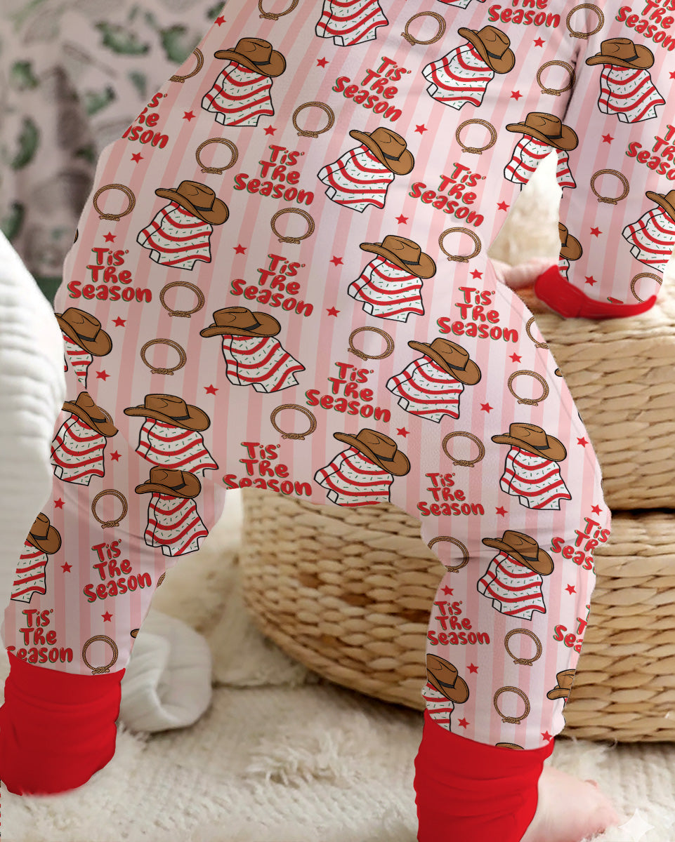 Western Christmas Tis the Season Bamboo Convertible Zippy
