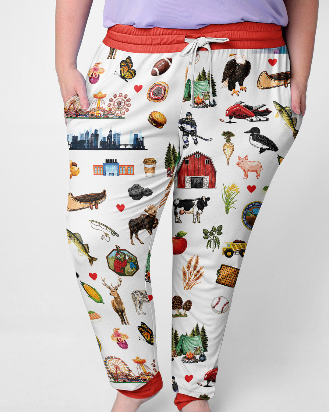 Minnesota Lover Family Matching Bamboo Women Pajama Set