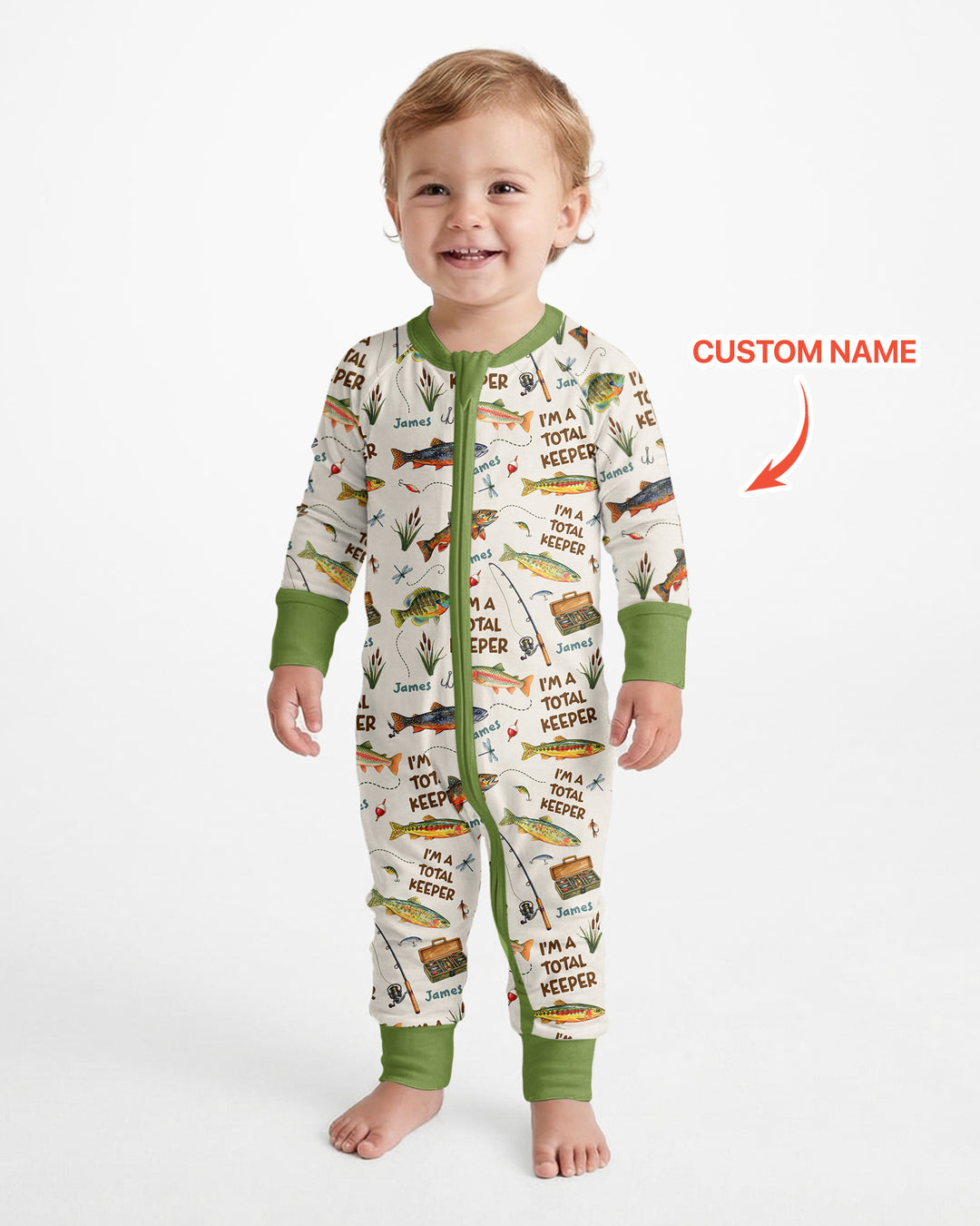 I Am A Total Keeper Custom Name Bamboo Convertible Zippy