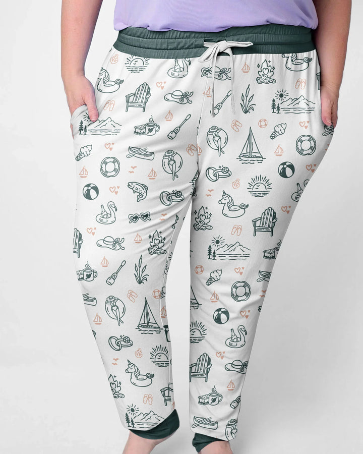 Vorlage Bambus Damen Pyjama Set