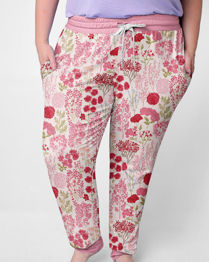 Blushing Wildflowers Bamboo Women Pajama Set
