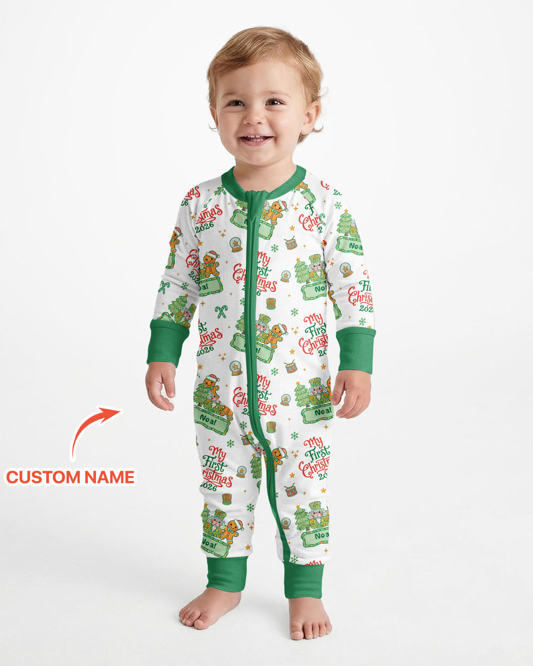 Custom Name Nutcracker Christmas Tale Bamboo Convertible Zippy