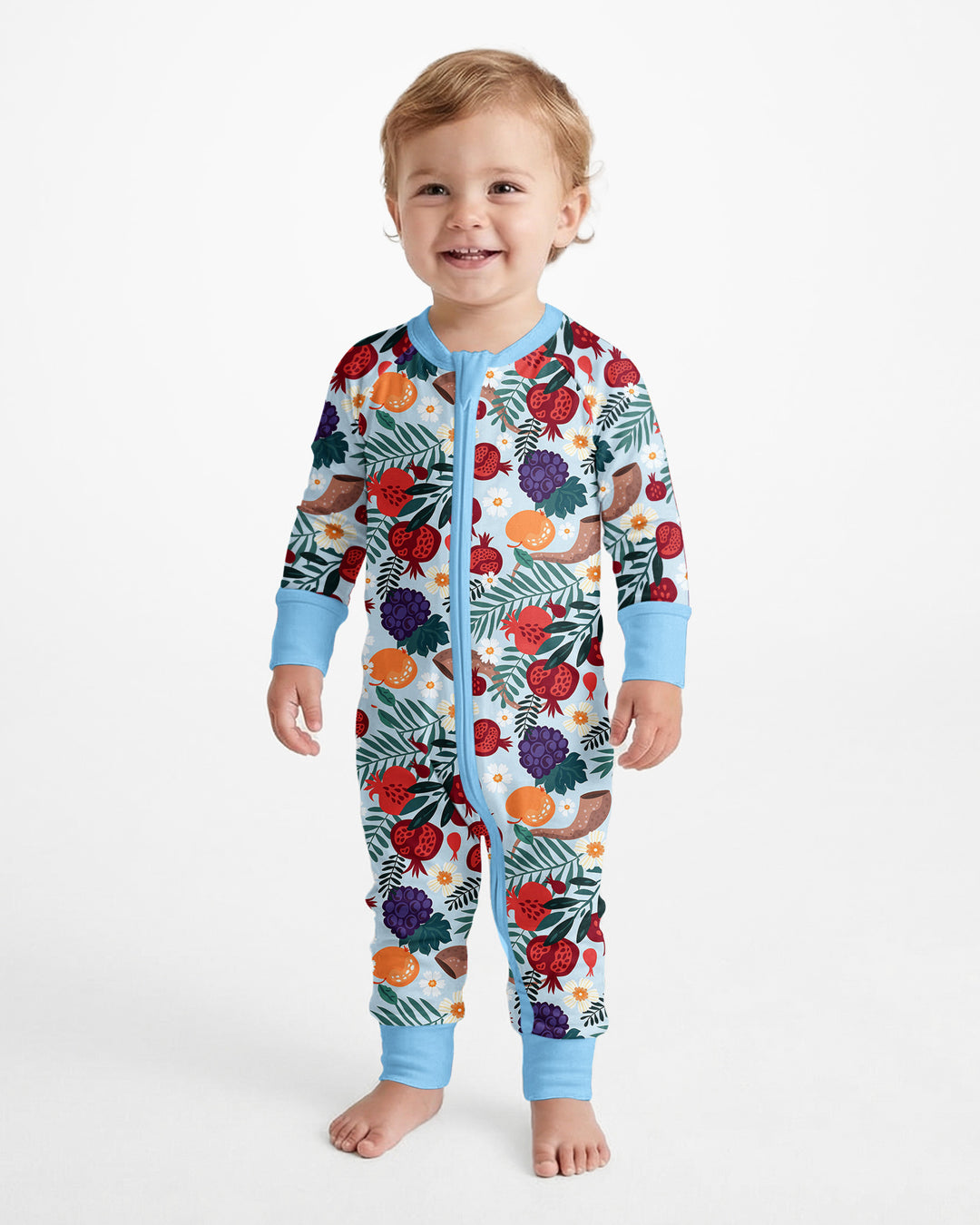 Pomegranate Blessings Night Family Matching Bamboo Convertible Zippy