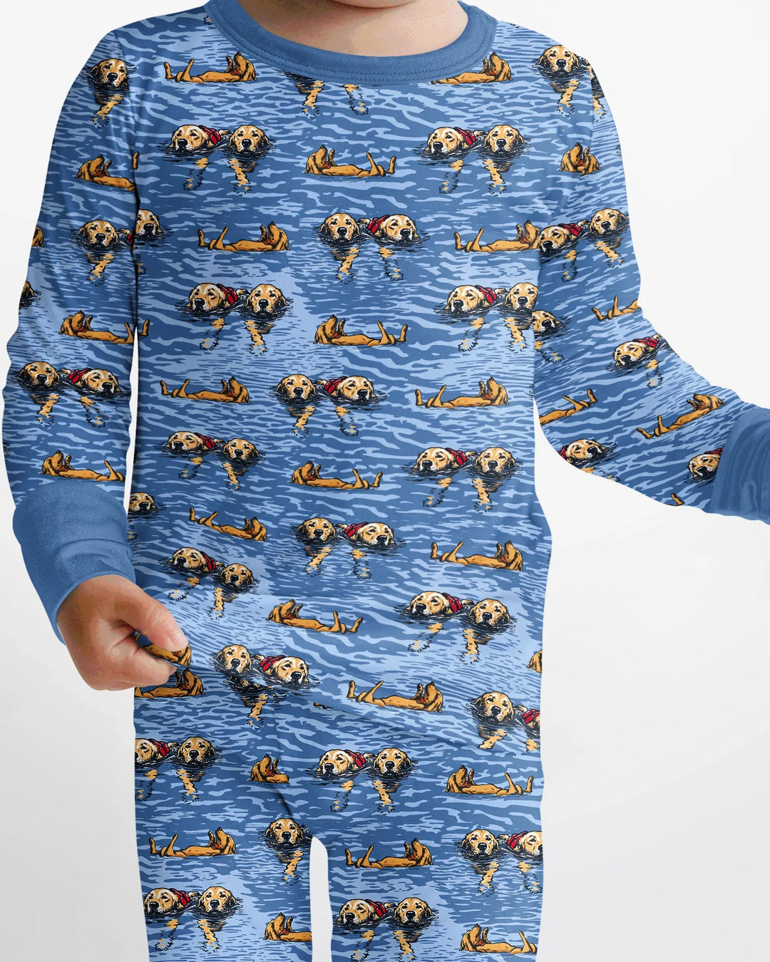 It's Lake Time Bamboo Two Piece Long Sleeve Pajama Set