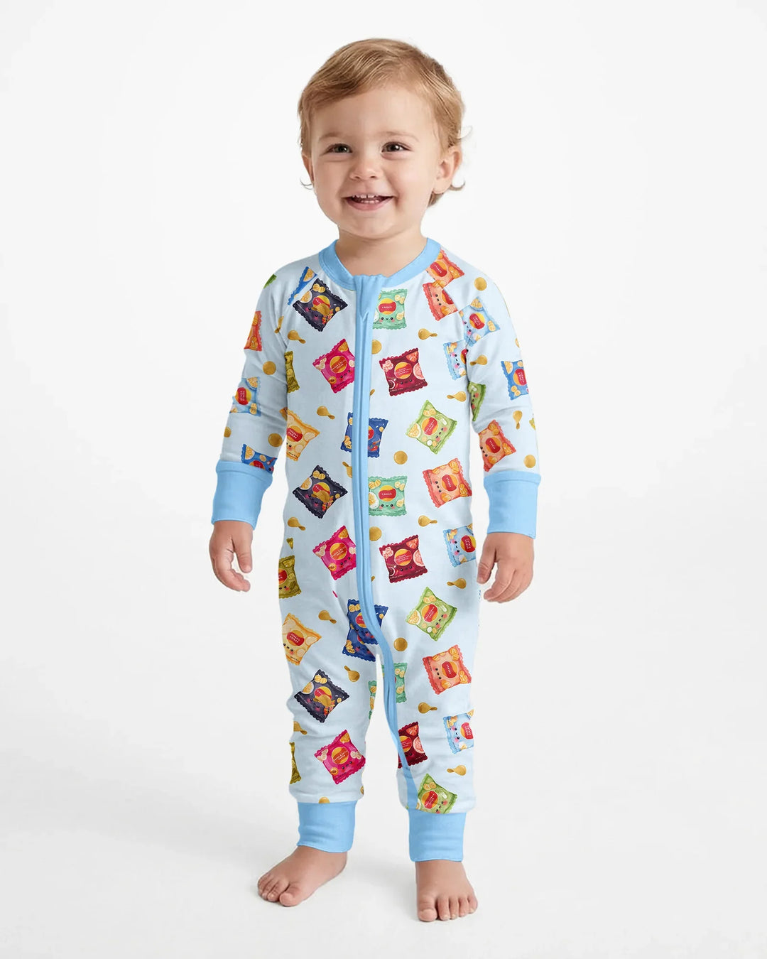 Gerippte Babykleidung mit individuellem Foto - Weich &amp; Skizzenhaft