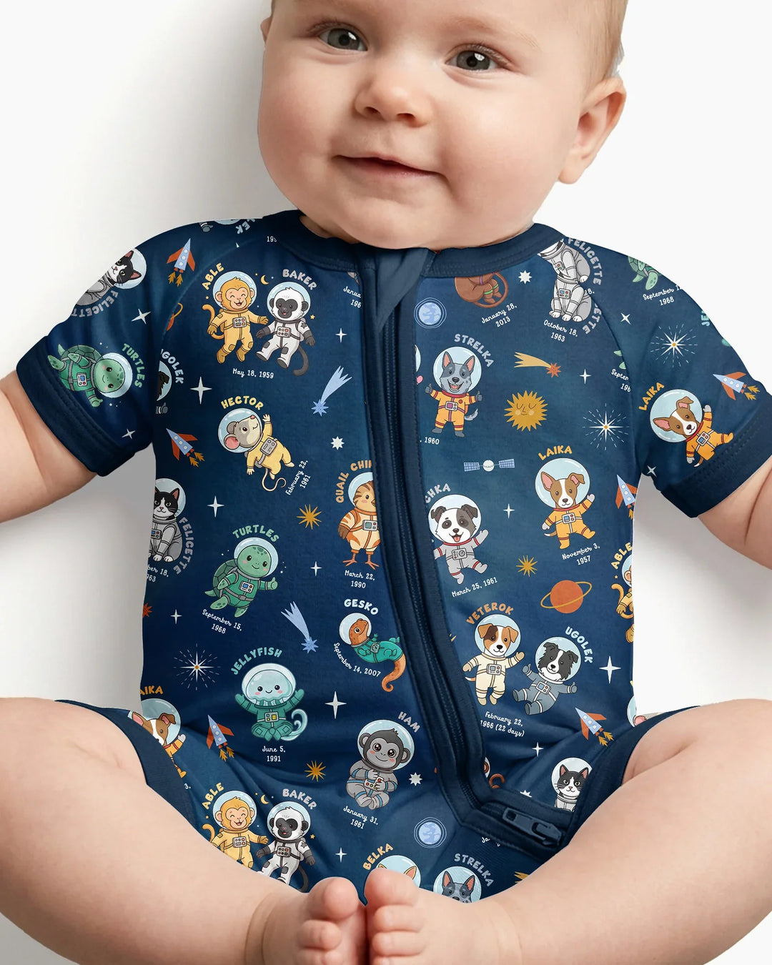 Animal Astronauts Bamboo Shorty Zippy