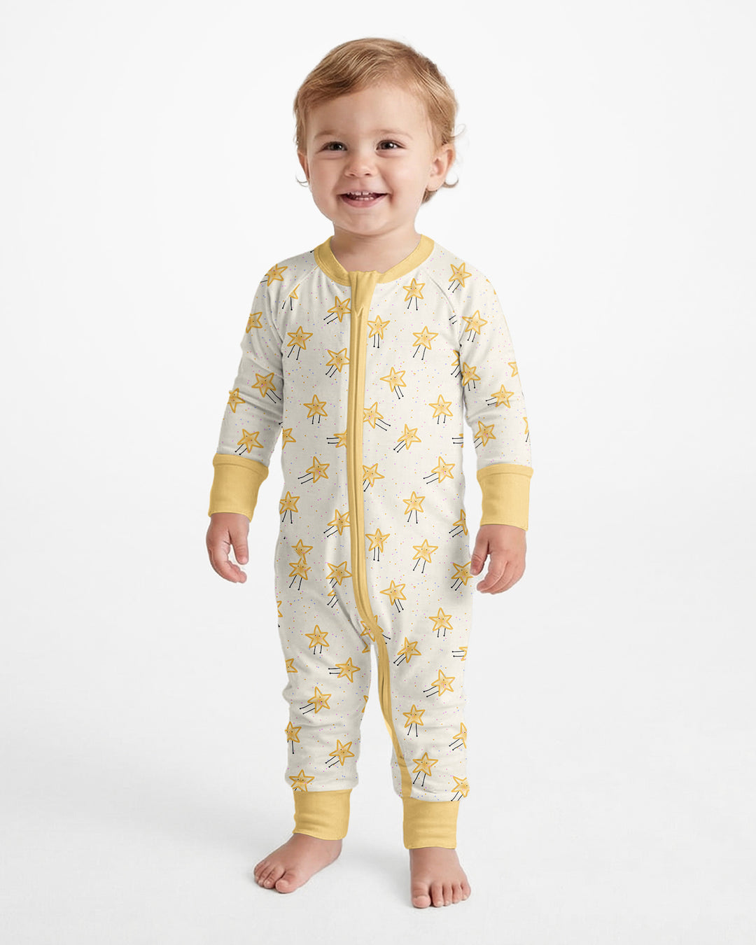 Gerippte Babykleidung mit individuellem Foto - Weich &amp; Skizzenhaft