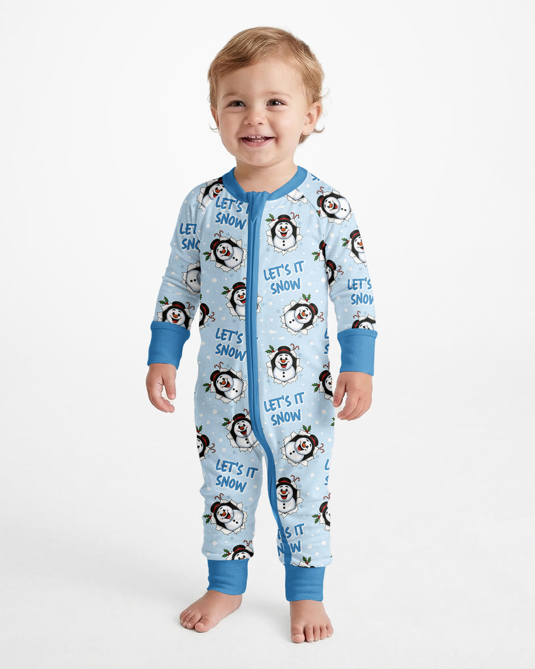 Funny Snowman Bamboo Convertible Zippy